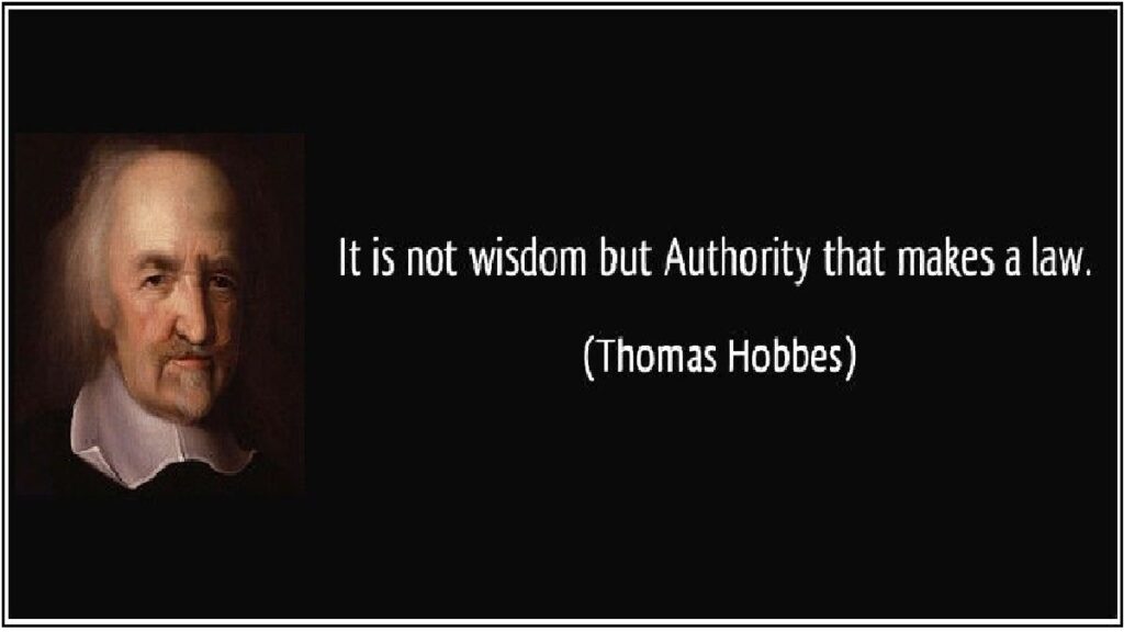 It is not Wisdom but Authority that Makes a Law. t - tymoff