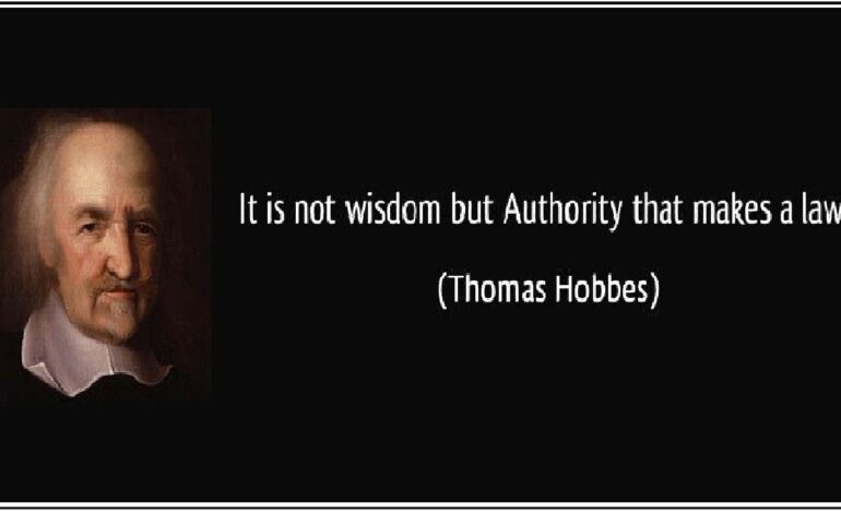 It is not Wisdom but Authority that Makes a Law. t – tymoff