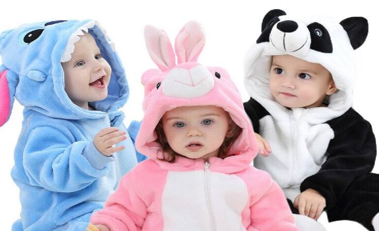 RS 149 Bear Design Long-Sleeve Baby Jumpsuit TheSpark Shop: A Viral Hit